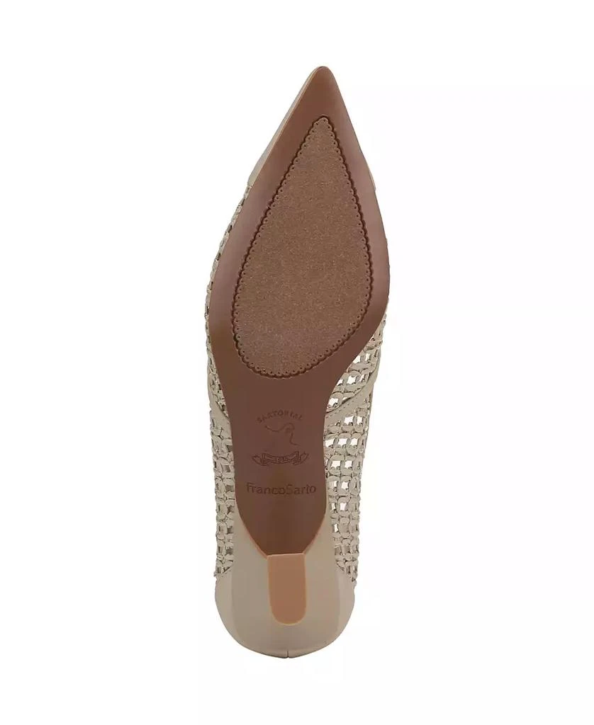 Franco Sarto Women's Darcy Pointed Toe Kitten Heel Pumps 6