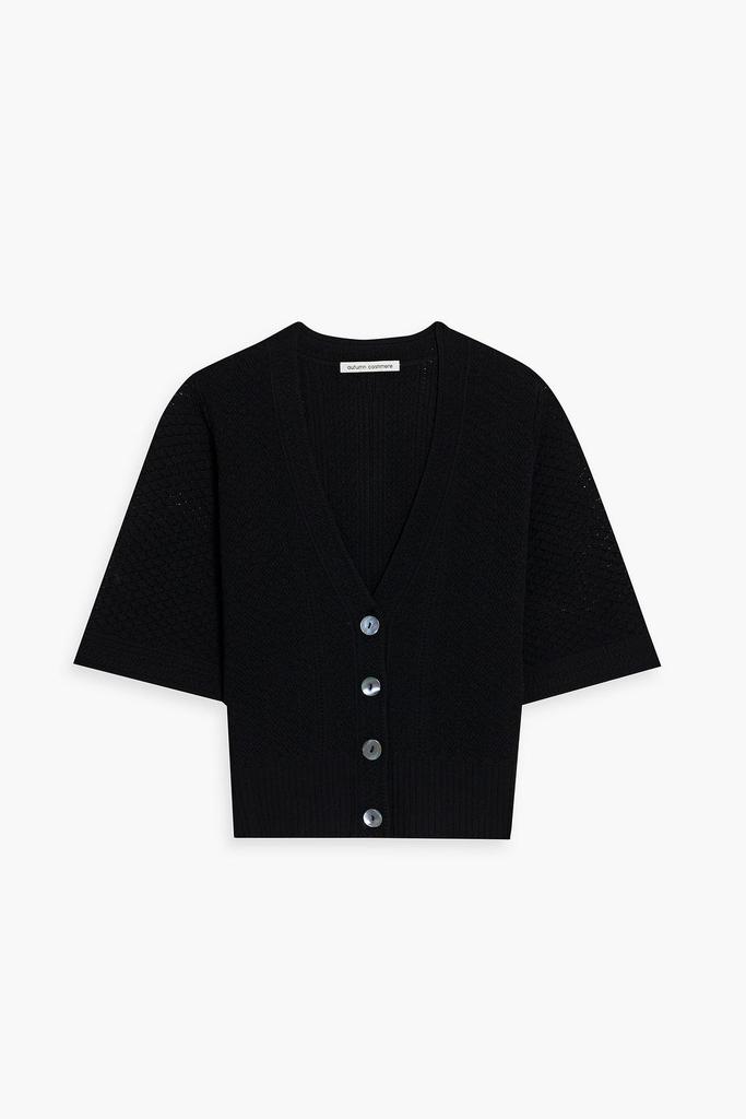 Autumn Cashmere Pointelle-knit cardigan