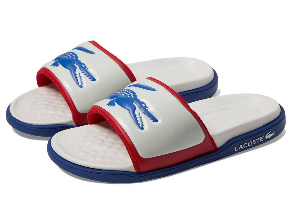 Red lacoste slides online