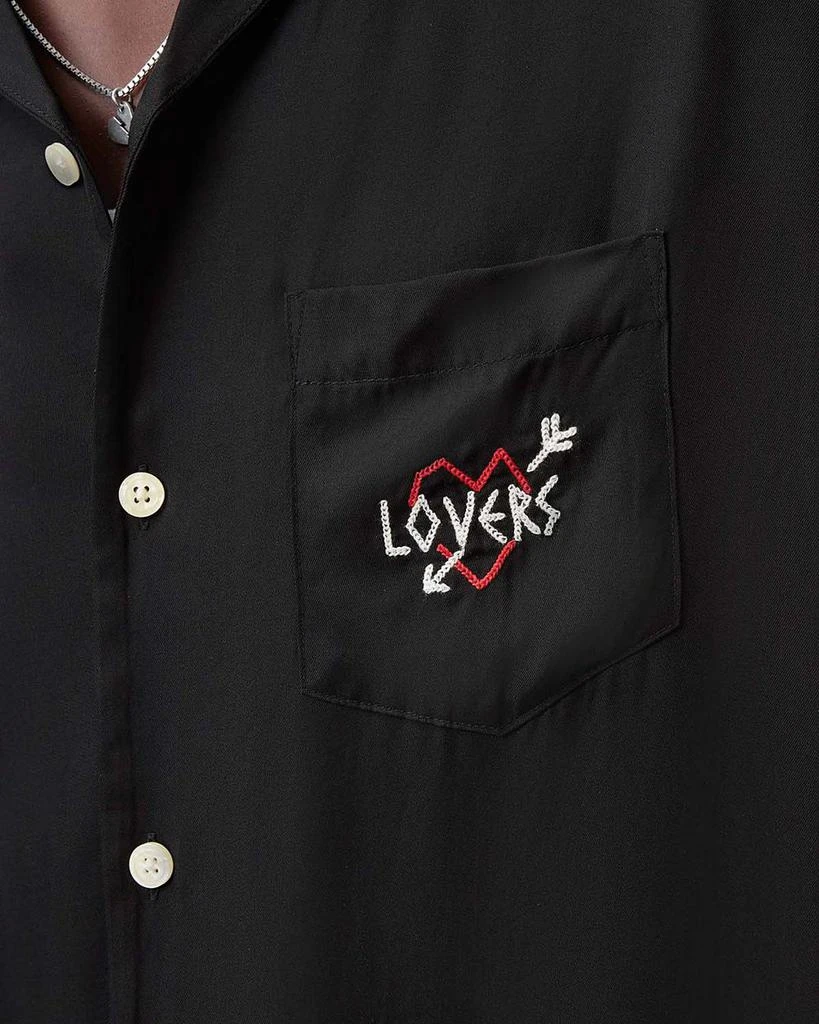 ALL SAINTS Lovers Relaxed Fit Camp Shirt 7