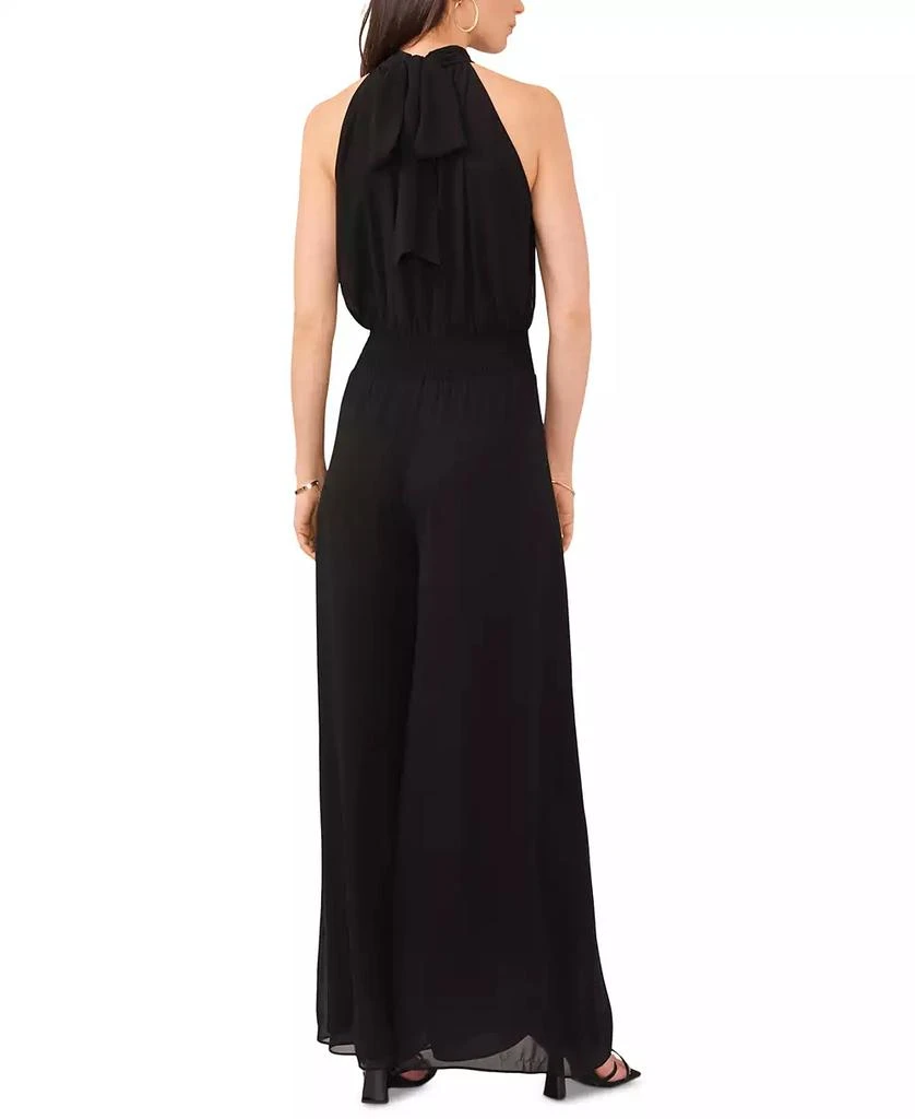 Vince Camuto Women
s Halter Tie-Back Wide-Leg Jumpsuit 3