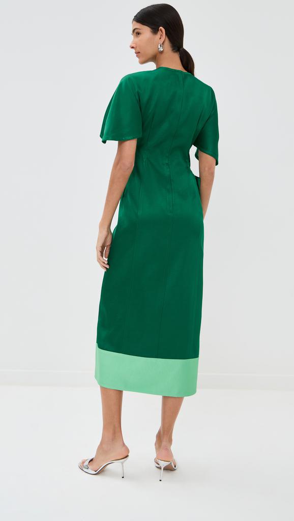Rosie Assoulin Sash & Slit Dress
