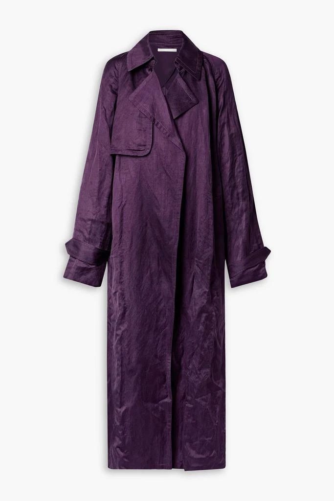 Jason Wu Crinkled-sateen trench coat 1