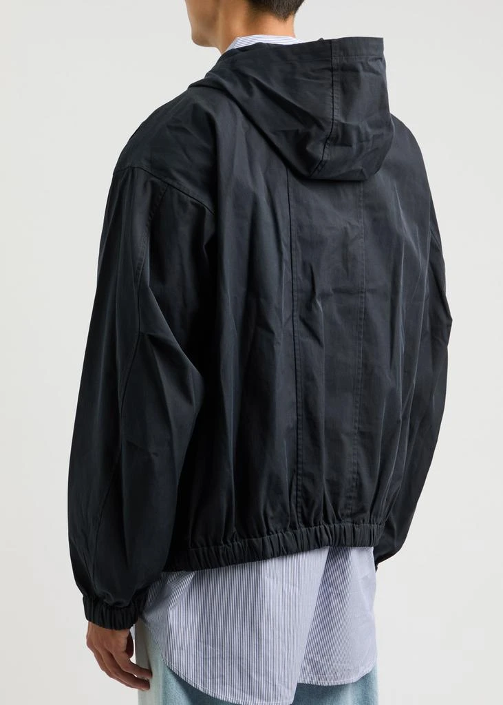 Helmut Lang Hooded cotton-blend jacket 3