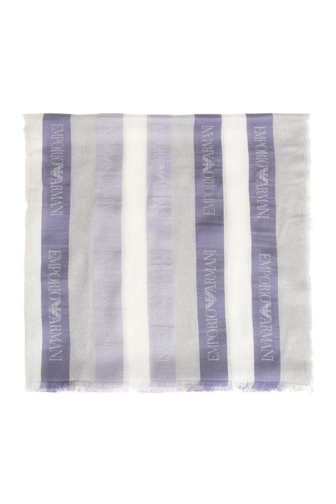 Emporio Armani Emporio Armani Striped Square Scarf