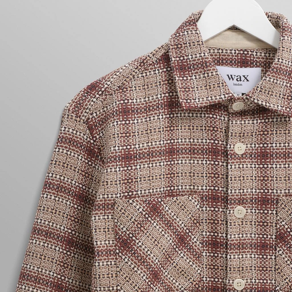 Wax London Whiting Checked Cotton-Blend Overshirt 4
