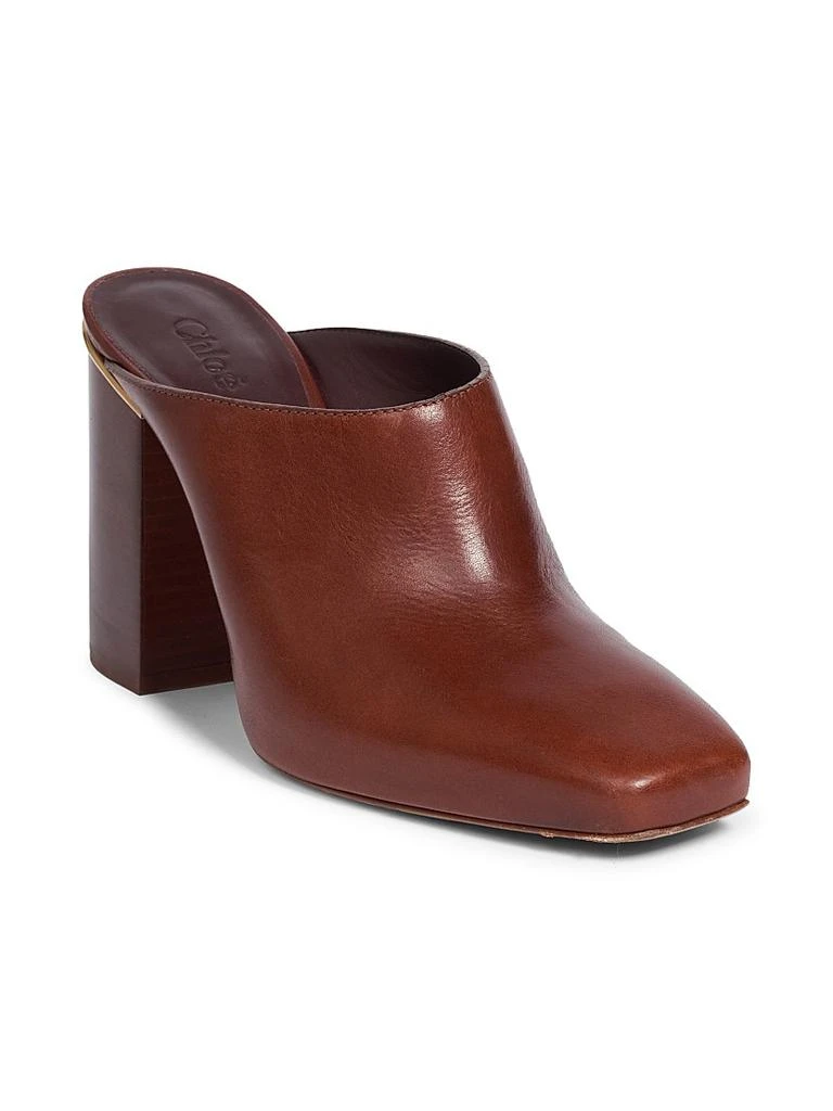 Chloé Ambre 105MM Leather Mules 2