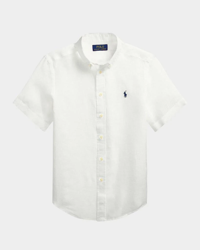 Boy's Linen Sport Shirt