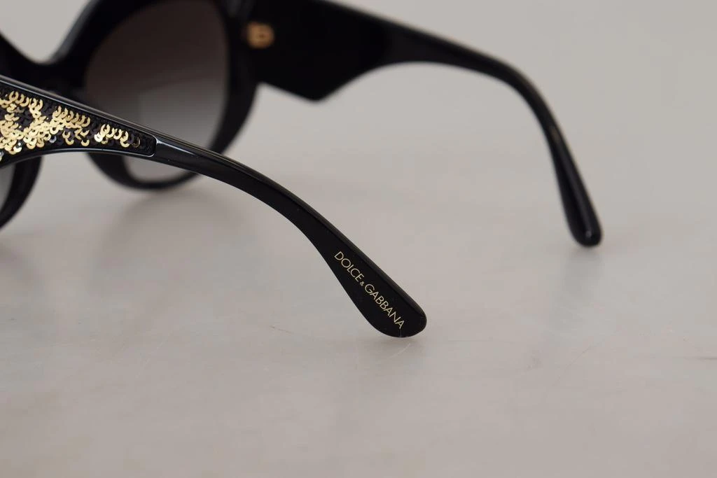 Dolce & Gabbana Black Gold Sequin Butterfly Polarized DG4326  display picture 1