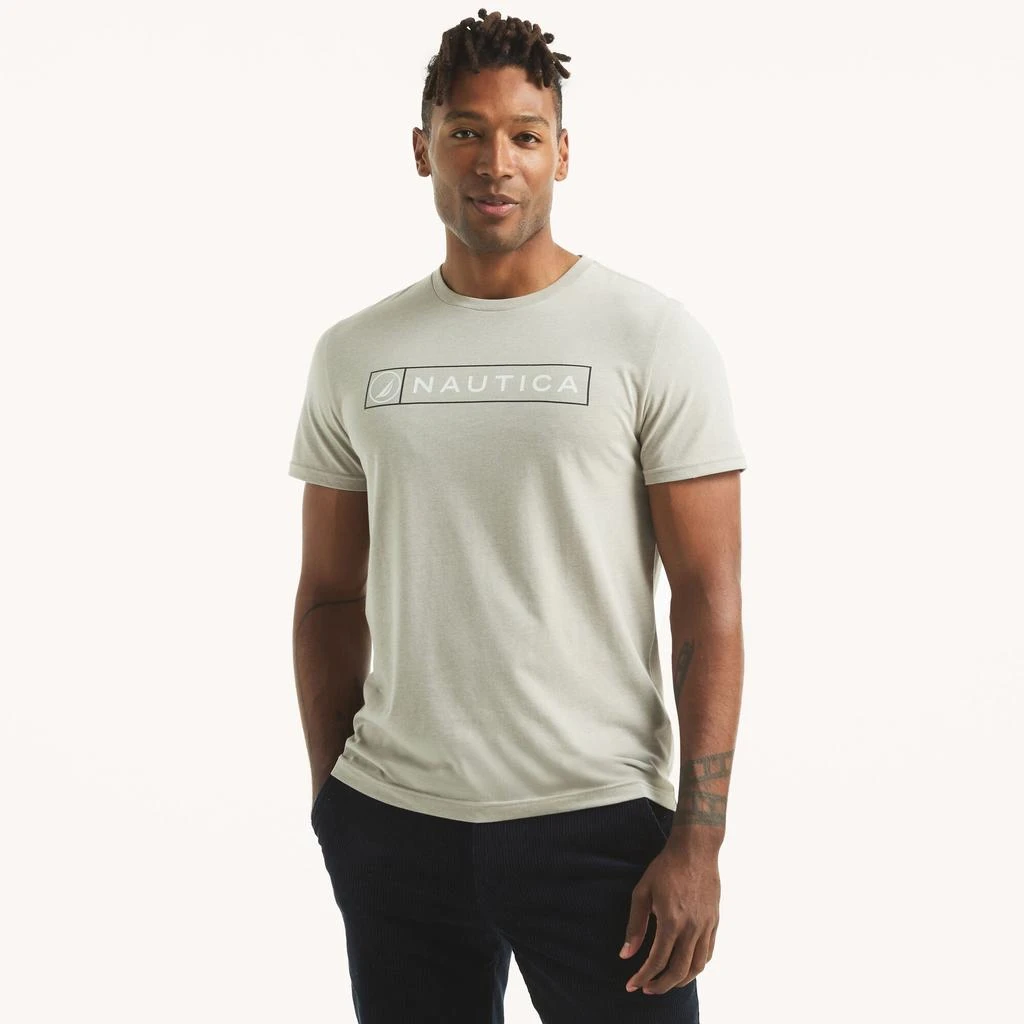 Nautica Mens Logo Graphic T-Shirt