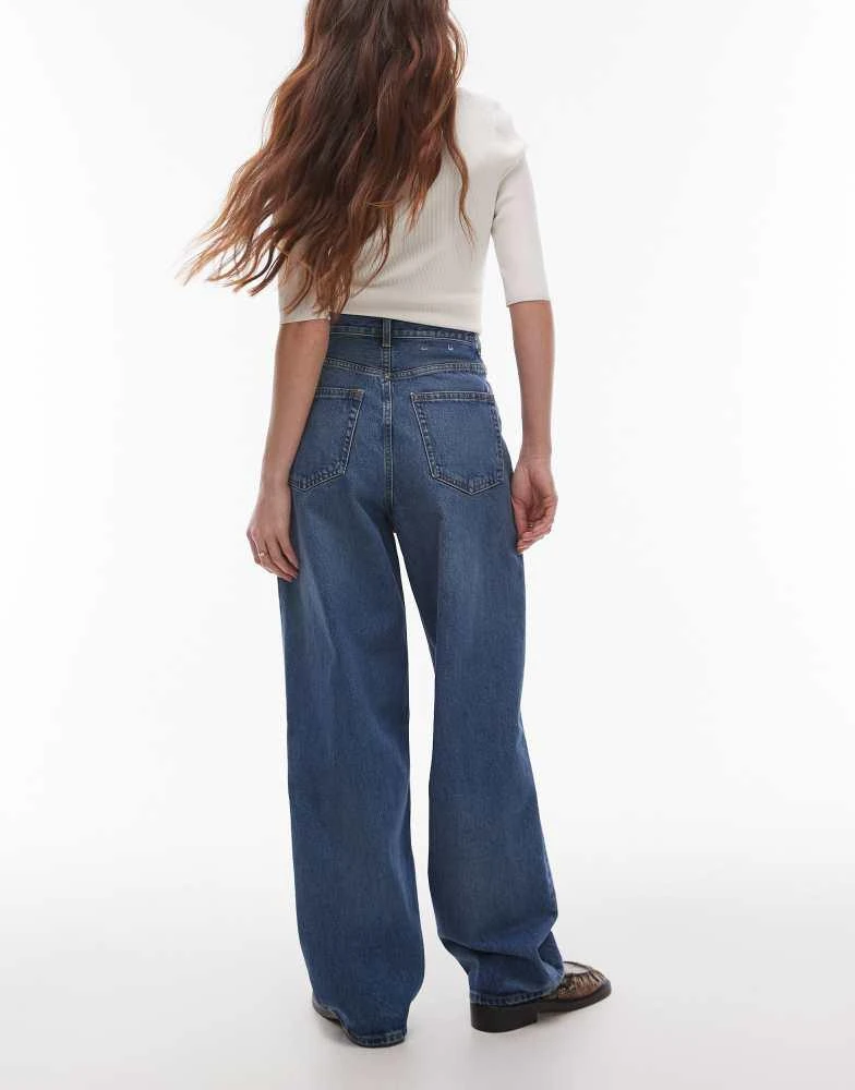ARKET ARKET Amber barrel leg jeans in aged washed blue 3