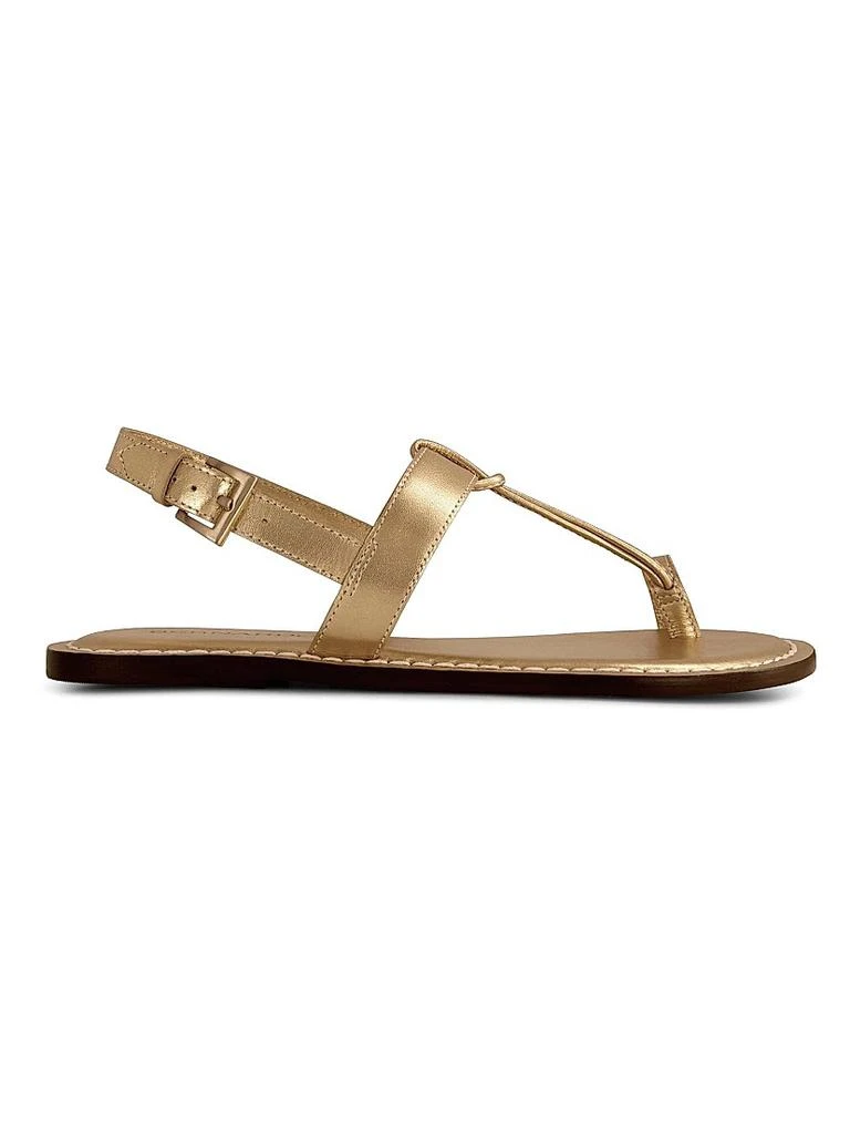 Bernardo Maverick 2 Metallic Leather Toe Ring Sandals 1