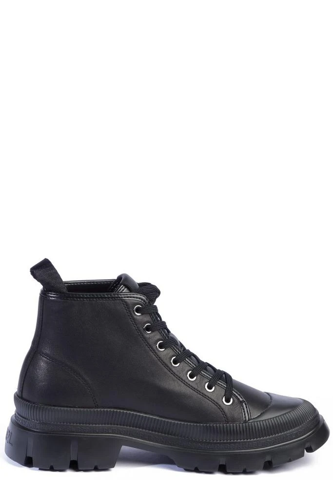 Karl Lagerfeld Paris Leather Chukka Boots Black Lug Sole Lace Up Mens 9 Karl Lagerfeld Paris Men main image 3
