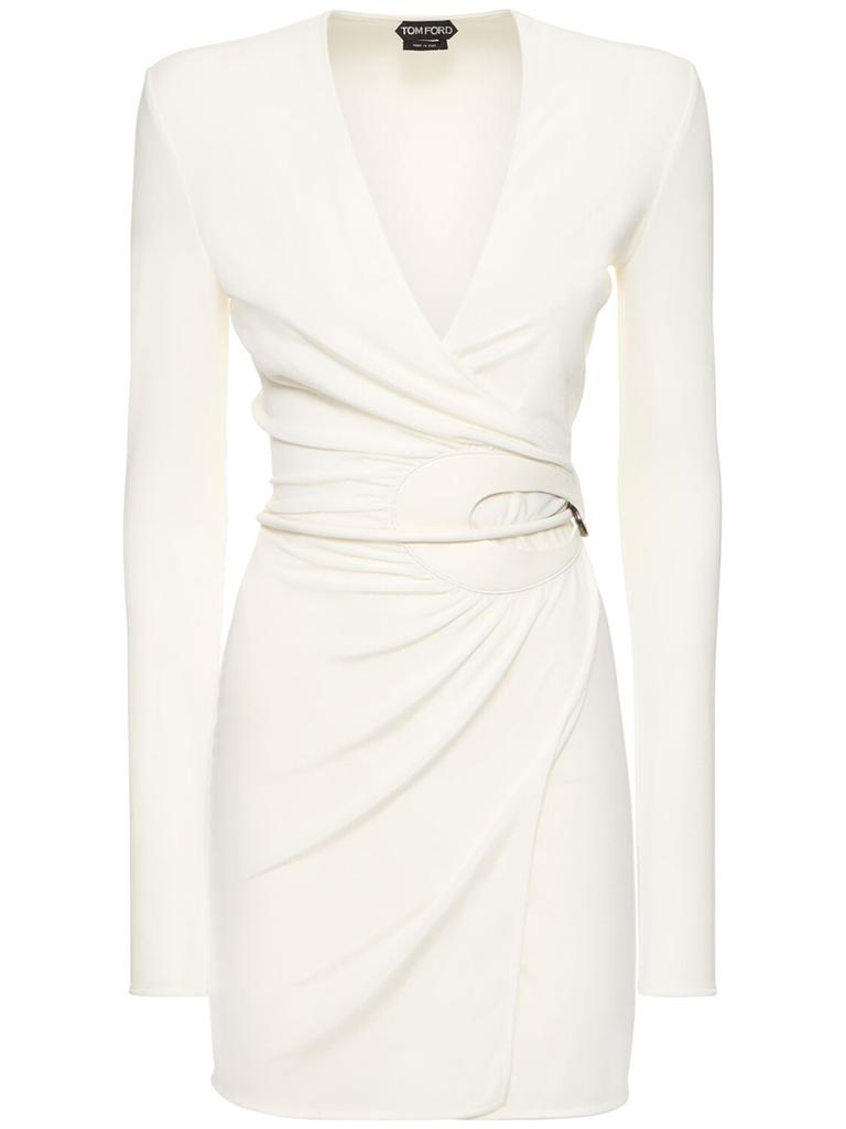 TOM FORD Jersey Wrap Mini Dress