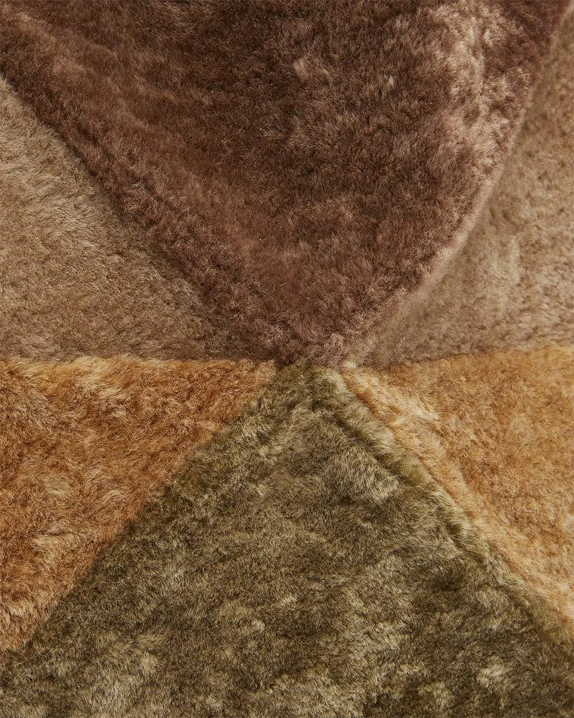 Loewe Puzzle Fold Large Sheep Shearling Fur Tote Bag 7