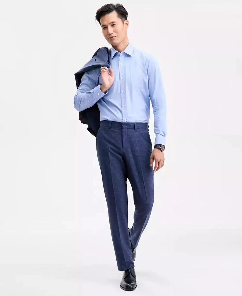 Hugo Boss Men's Modern-Fit Plaid Suit Pants