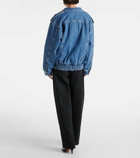BLAZÉ MILANO Nariida Sapphire denim bomber jacket 3