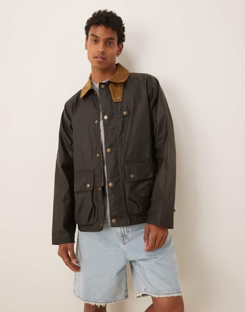 Barbour Barbour utility spey wax jacket in olive