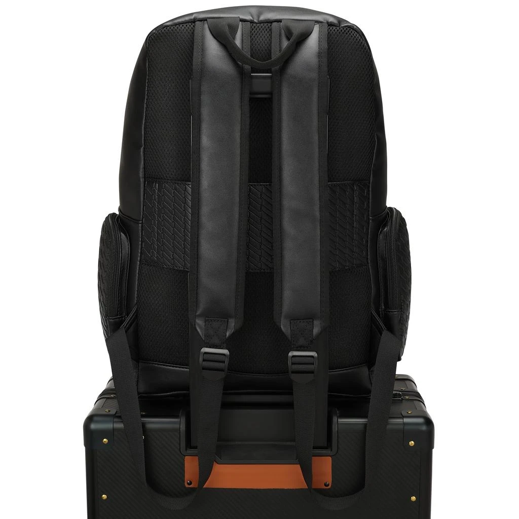 ELLE Leisure Luxe 27L Vegan Leather Backpack | Black 5