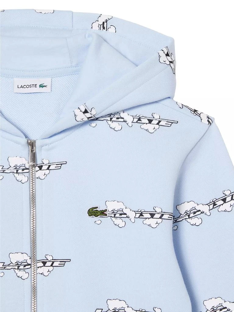 Lacoste Little Kid's & Kid's Logo Cloud Zip Hoodie 4