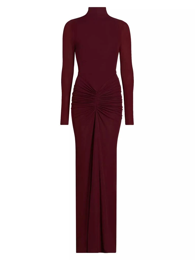 Ronny Kobo Scorpio Jersey Ruched Maxi Dress 1