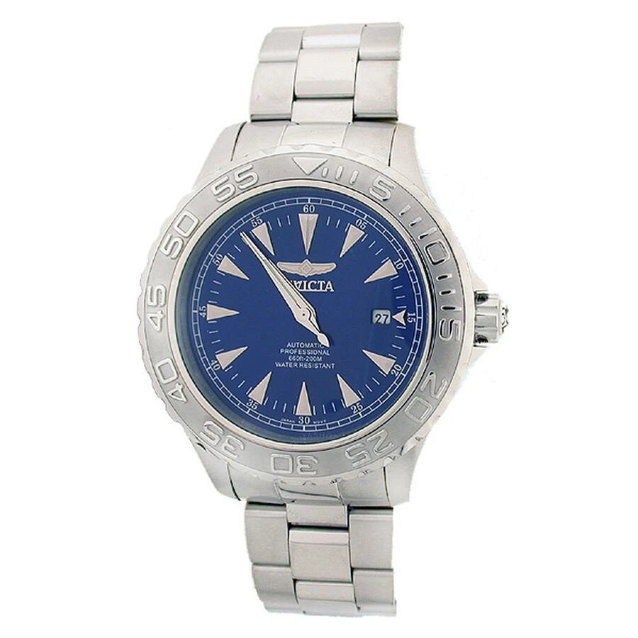 Invicta Pro Diver Ocean Ghost Blue Dial Stainless Steel Automatic Men's Watch 2301 1