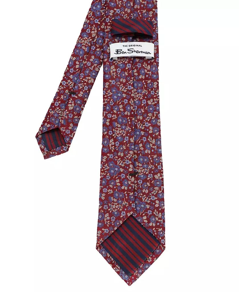 Ben Sherman Men's Ditsy Floral Silk Tie 3