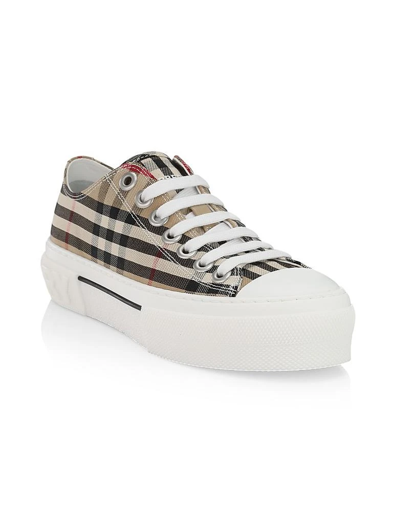 Burberry Check Cotton Logo Sneakers 2