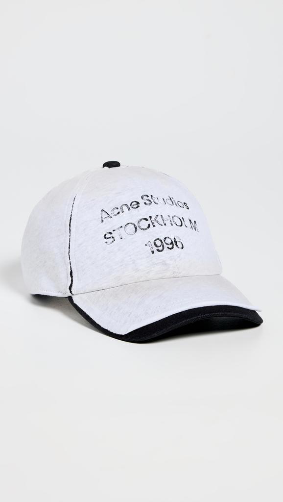 Acne Studios - Logo stamp cap - Black