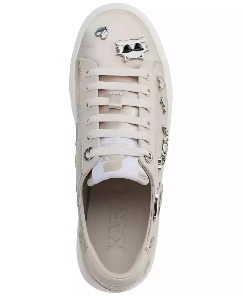 Karl Lagerfeld Paris Cate Pins Lace-Up Platform Sneakers 4