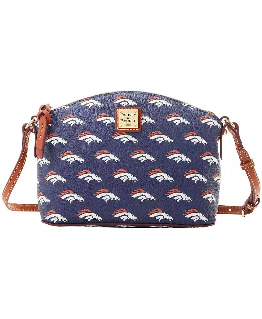 Dooney & Bourke Women's Denver Broncos Signature Suki Crossbody Purse with Medium Wristlet 3
