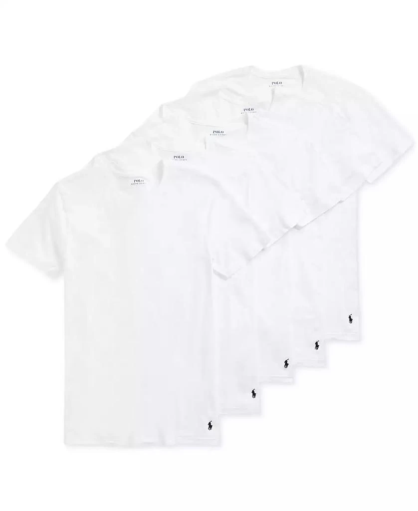 Polo Ralph Lauren Men's 5 Pack Crew-Neck Undershirts 1