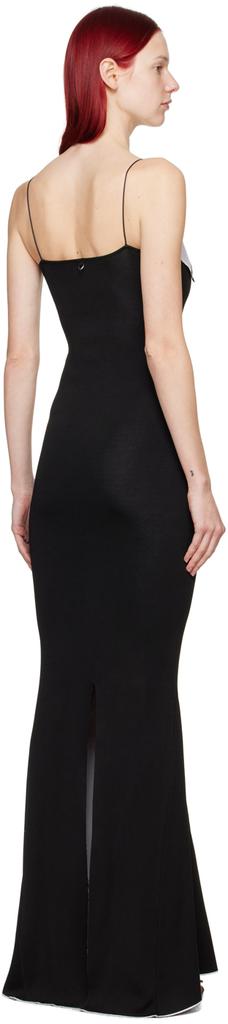 上品でエレガント♪ JACQUEMUS La Robe Aro ニットロングドレス La Robe Aro gown in black - Jacquemus | Mytheresa