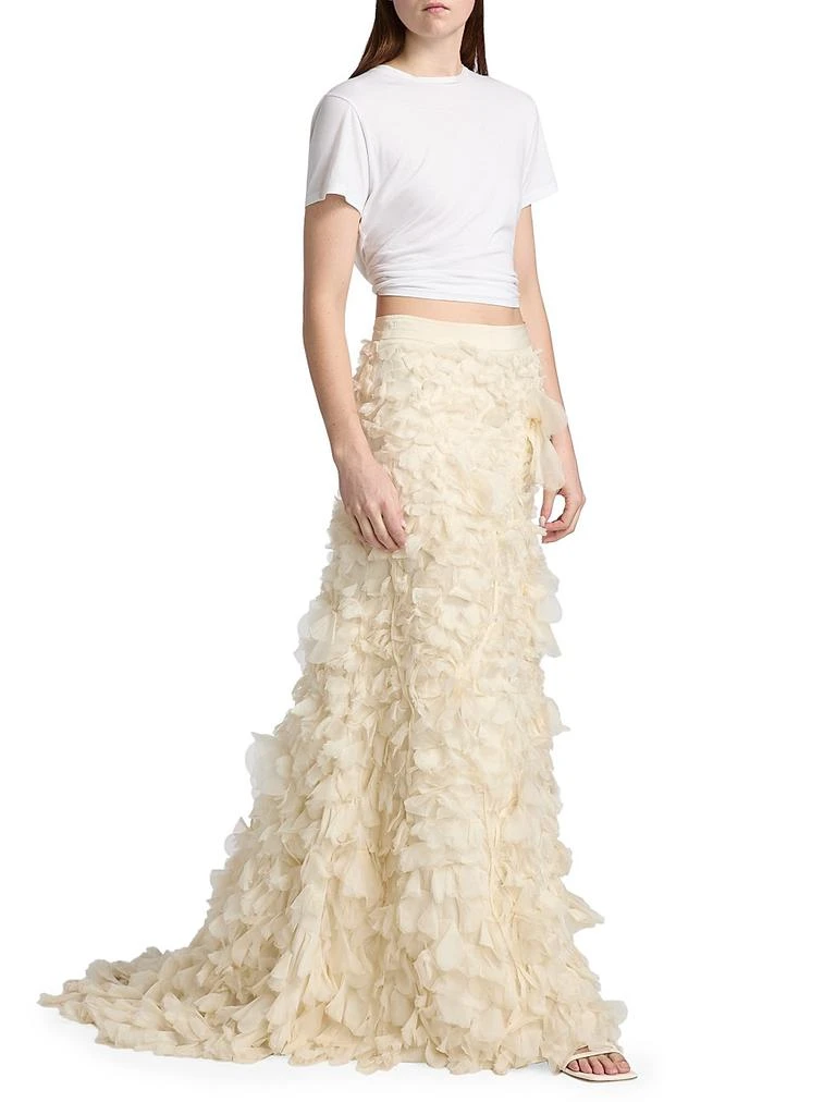 fitted lace wedding dress Hope Tiered Maxi Skirt