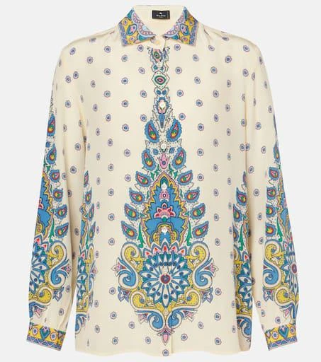 ETRO Printed silk shirt 1