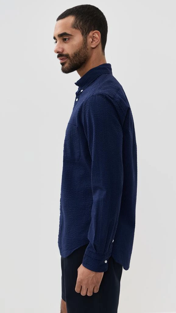 Gitman Vintage Indigo Seersucker Shirt 3