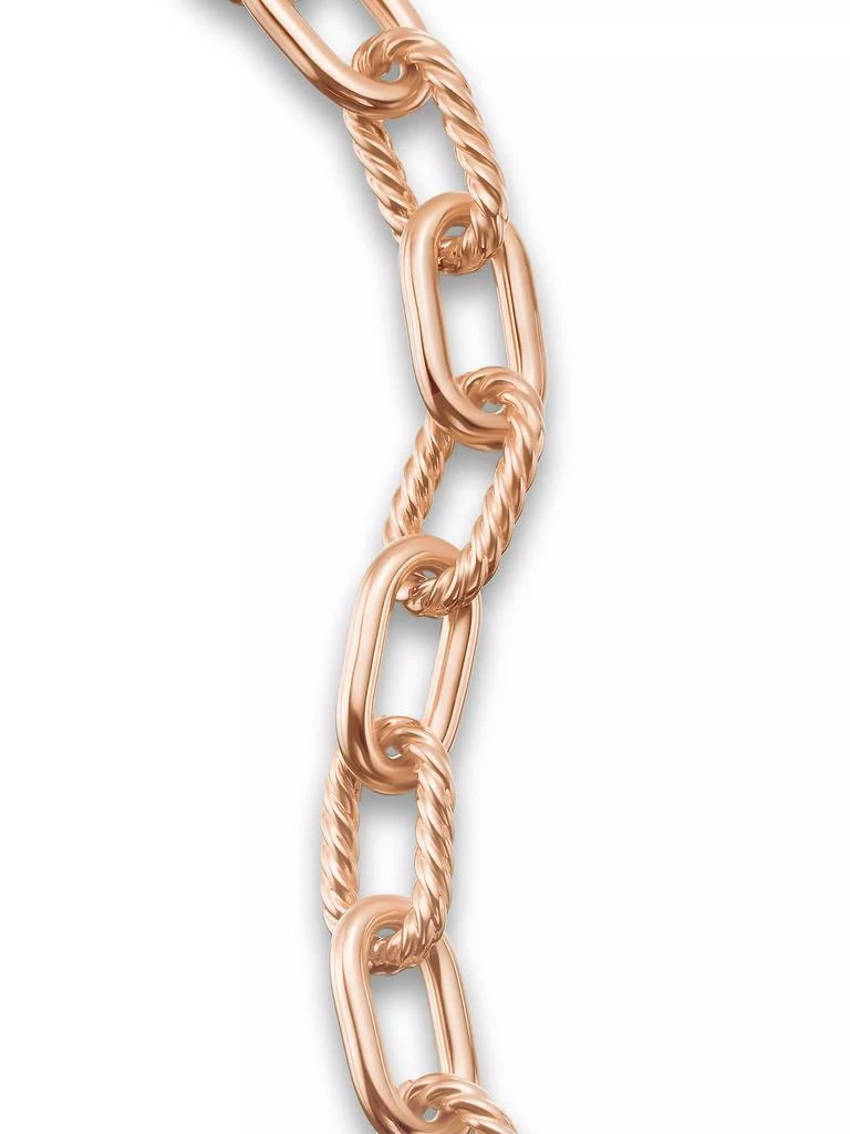David Yurman DY Madison Chain Bracelet in 18K Rose Gold 6