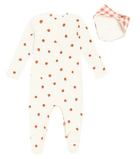 BOBO CHOSES Baby Tomato onesie, blanket and bib set 4