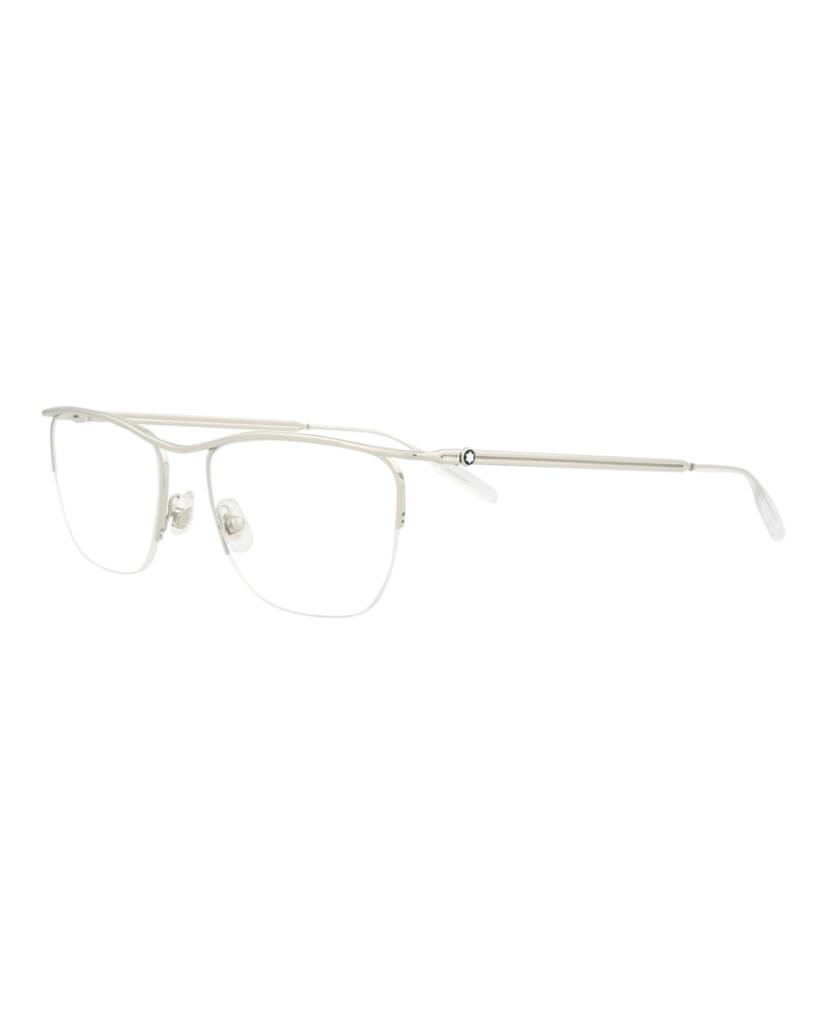 MontBlanc Square-Frame Metal Optical Frames