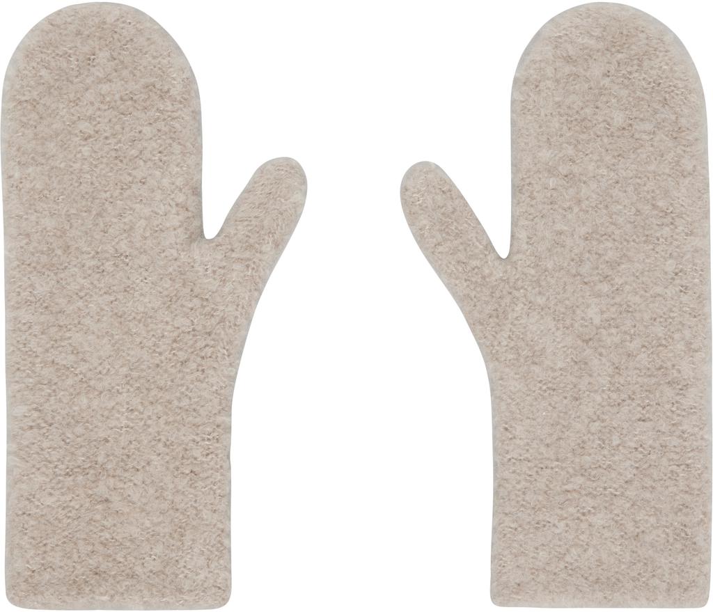 The Row Beige Ladislas Mittens