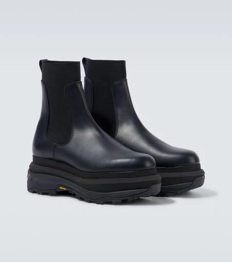 Sacai Leather Chelsea boots 5