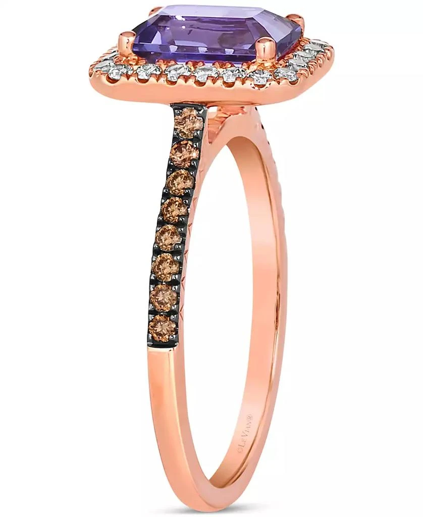 Le Vian Deep Sea Blue Topaz (1-5/8 ct. t.w.) 
Diamond (3/8 ct. t.w.) Halo Ring in 14k Rose Gold (Also in Amethyst 
Citrine) 4