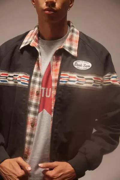 Dark Seas Dark Seas Stevensville Canvas Bomber Jacket 1