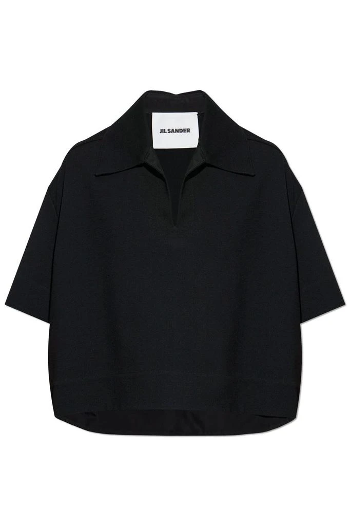 Jil Sander Jil Sander Short Sleeve V-Neck T-Shirt from Cettire