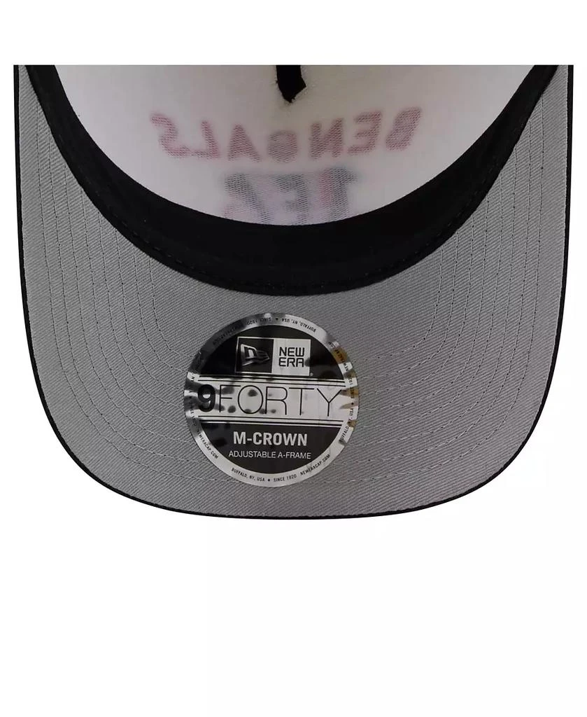 New Era Men's Cream/Black Cincinnati Bengals 2025 NFL Draft 9FORTY A-Frame M-Crown Adjustable Hat 5