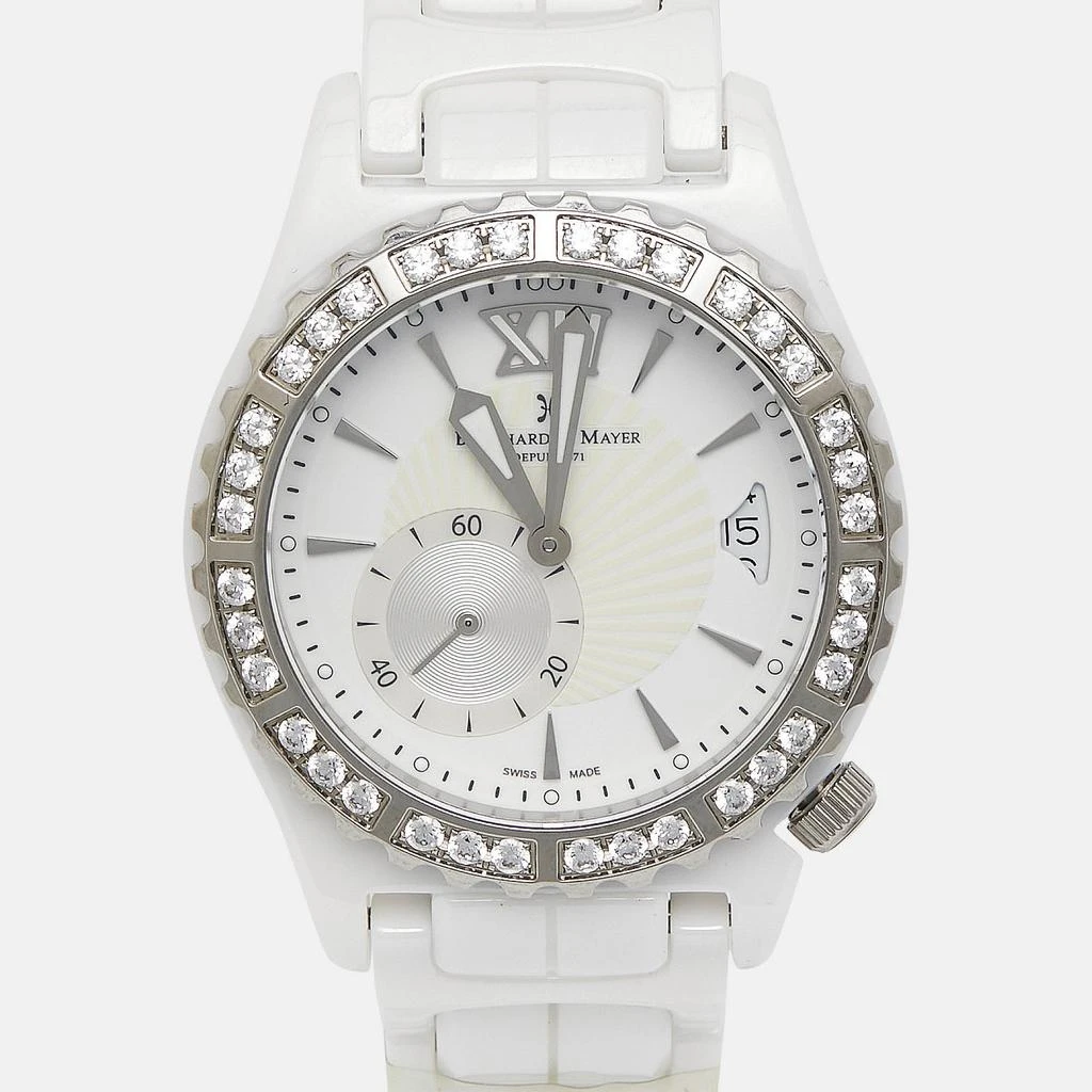 Bernhard H. Mayer Bernhard H.Mayer White Ceramic Stainless Steel La Vida B2416/CW Women's Wristwatch 38 mm 3