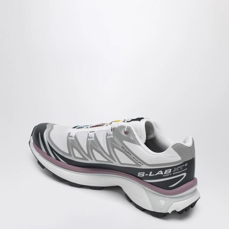 Salomon XT-6 sneakers White/Black/Dusky Orchid 4