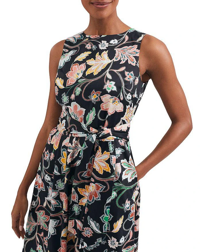 HOBBS LONDON Emilie Cotton Floral Midi Dress 4