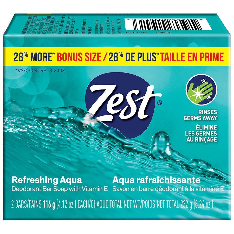 Zest Bar Soap Aqua