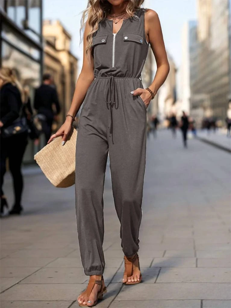 Lovesoft Lovesoft - Sleeveless Jogger Jumpsuit